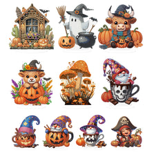 Load image into Gallery viewer, Halloween-Single Side Drill-Acrylic Diamond Desktop Ornament