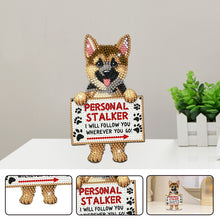 Load image into Gallery viewer, Cat Dog-Single Side Drill-Shaking Head Acrylic Diamond Desktop Ornament