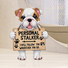 Load image into Gallery viewer, Cat Dog-Single Side Drill-Shaking Head Acrylic Diamond Desktop Ornament