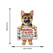 Load image into Gallery viewer, Cat Dog-Single Side Drill-Shaking Head Acrylic Diamond Desktop Ornament