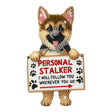 Load image into Gallery viewer, Cat Dog-Single Side Drill-Shaking Head Acrylic Diamond Desktop Ornament