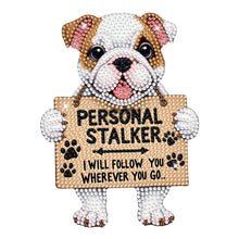 Load image into Gallery viewer, Cat Dog-Single Side Drill-Shaking Head Acrylic Diamond Desktop Ornament