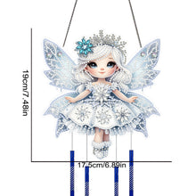Load image into Gallery viewer, Girl-Double-Sided Wind Bell Diamond Pendant