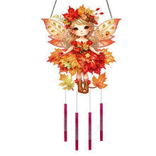 Load image into Gallery viewer, Girl-Double-Sided Wind Bell Diamond Pendant