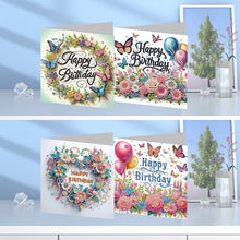 Load image into Gallery viewer, 6/8/12Pcs/Set Christmas-Diamond Greeting Cards