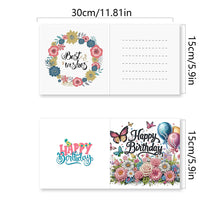 Load image into Gallery viewer, 6/8/12Pcs/Set Christmas-Diamond Greeting Cards