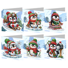 Load image into Gallery viewer, 6/8/12Pcs/Set Christmas-Diamond Greeting Cards