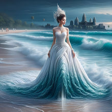 Load image into Gallery viewer, Gorgeous Skirt Girl-Full Round Diamond Painting-40x40cm