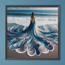 Load image into Gallery viewer, Gorgeous Skirt Girl-Full Round Diamond Painting-40x40cm