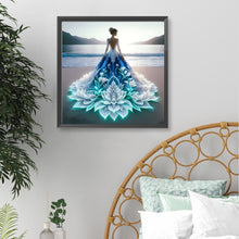 Load image into Gallery viewer, Gorgeous Skirt Girl-Full Round Diamond Painting-40x40cm