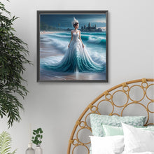 Load image into Gallery viewer, Gorgeous Skirt Girl-Full Round Diamond Painting-40x40cm