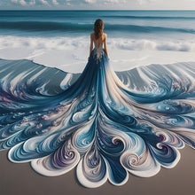 Load image into Gallery viewer, Gorgeous Skirt Girl-Full Round Diamond Painting-40x40cm