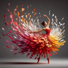 Load image into Gallery viewer, Gorgeous Skirt Girl-Full Round Diamond Painting-40x40cm