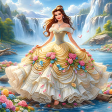 Load image into Gallery viewer, Disney Princess-Full Round Diamond Painting-40x50cm