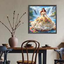 Load image into Gallery viewer, Disney Princess-Full Round Diamond Painting-40x50cm