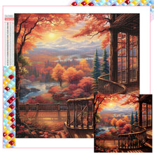 Load image into Gallery viewer, Autumn Maple Leaves-Full Square Diamond Painting-40x40cm