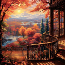 Load image into Gallery viewer, Autumn Maple Leaves-Full Square Diamond Painting-40x40cm