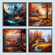 Load image into Gallery viewer, Autumn Maple Leaves-Full Square Diamond Painting-40x40cm
