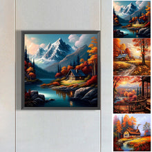 Load image into Gallery viewer, Autumn Maple Leaves-Full Square Diamond Painting-40x40cm