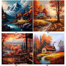 Load image into Gallery viewer, Autumn Maple Leaves-Full Square Diamond Painting-40x40cm