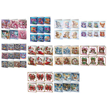 Load image into Gallery viewer, 6/9/12Pcs/Set Christmas-Diamond Greeting Cards