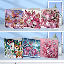 Load image into Gallery viewer, 6/9/12Pcs/Set Christmas-Diamond Greeting Cards