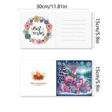 Load image into Gallery viewer, 6/9/12Pcs/Set Christmas-Diamond Greeting Cards