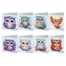 Load image into Gallery viewer, 6/9/12Pcs/Set Christmas-Diamond Greeting Cards