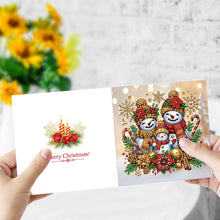 Load image into Gallery viewer, 6/9/12Pcs/Set Christmas-Diamond Greeting Cards