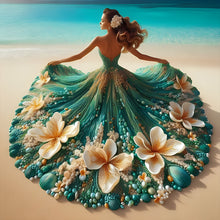 Load image into Gallery viewer, Gorgeous Skirt Girl-Full Round Diamond Painting-40x40cm