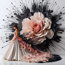 Load image into Gallery viewer, Gorgeous Skirt Girl-Full Round Diamond Painting-40x40cm