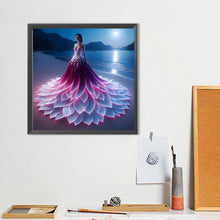 Load image into Gallery viewer, Gorgeous Skirt Girl-Full Round Diamond Painting-40x40cm