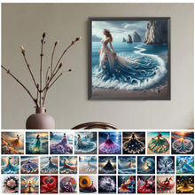 Load image into Gallery viewer, Gorgeous Skirt Girl-Full Round Diamond Painting-40x40cm