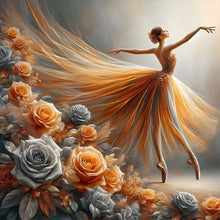 Load image into Gallery viewer, Gorgeous Skirt Girl-Full Round Diamond Painting-40x40cm