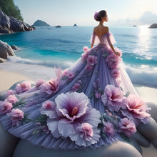 Load image into Gallery viewer, Gorgeous Skirt Girl-Full Round Diamond Painting-40x40cm