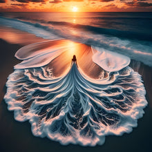 Load image into Gallery viewer, Gorgeous Skirt Girl-Full Round Diamond Painting-40x40cm