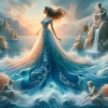 Load image into Gallery viewer, Gorgeous Skirt Girl-Full Round Diamond Painting-40x40cm