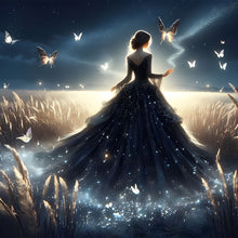 Load image into Gallery viewer, Gorgeous Skirt Girl-Full Round Diamond Painting-40x40cm