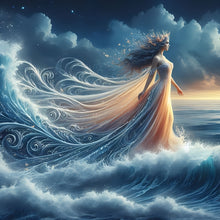 Load image into Gallery viewer, Gorgeous Skirt Girl-Full Round Diamond Painting-40x40cm