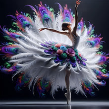 Load image into Gallery viewer, Gorgeous Skirt Girl-Full Round Diamond Painting-40x40cm