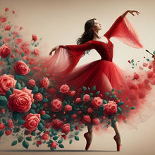 Load image into Gallery viewer, Gorgeous Skirt Girl-Full Round Diamond Painting-40x40cm