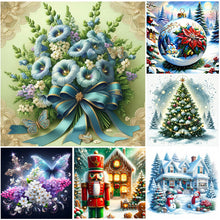 Load image into Gallery viewer, Christmas Tree-Full Round Diamond Painting-40x40cm