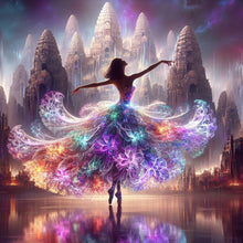 Load image into Gallery viewer, Fantasy Woman-Full Round Diamond Painting-40x40cm