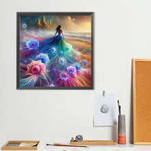 Load image into Gallery viewer, Fantasy Woman-Full Round Diamond Painting-40x40cm