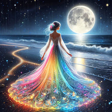 Load image into Gallery viewer, Fantasy Woman-Full Round Diamond Painting-40x40cm