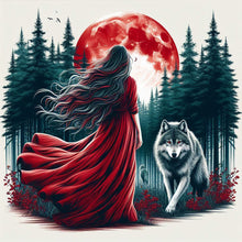 Load image into Gallery viewer, Fantasy Woman-Full Round Diamond Painting-40x40cm