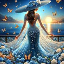 Load image into Gallery viewer, Fantasy Woman-Full Round Diamond Painting-40x40cm