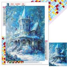 Load image into Gallery viewer, Blue Castle-Full Square Diamond Painting-30x40cm