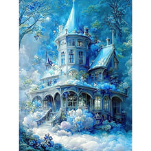 Load image into Gallery viewer, Blue Castle-Full Square Diamond Painting-30x40cm