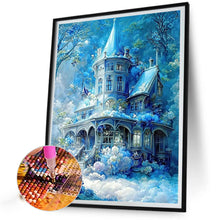 Load image into Gallery viewer, Blue Castle-Full Square Diamond Painting-30x40cm